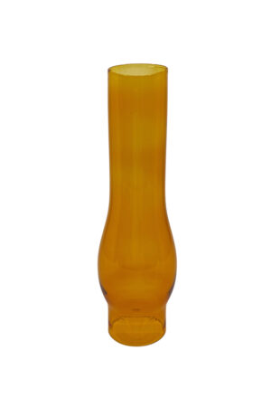 Amber Glass Replacement Oil Lamp Chimney
