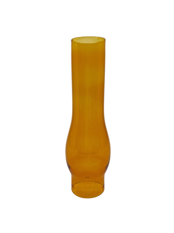 Amber Glass Replacement Oil Lamp Chimney