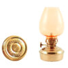 Oil Lanterns - Brass Mini - 5.75" Amber Glass