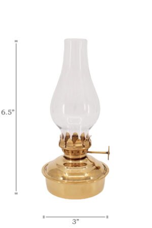 Brass Mini Oil Lamp - Vermont Lanterns