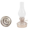 Chrome Oil Lamps - Nickel Plated Brass Mini - 6.5"