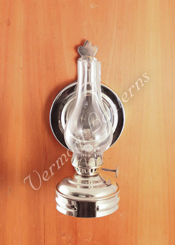 Hurricane Lamp, Antiqued Nickel