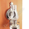 Chrome Oil Lamps - Nickel Mini Wall Lamp 6.5"