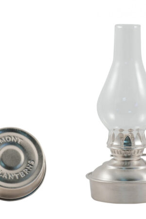 Oil Lamp - Pewter Mini - 6.5"