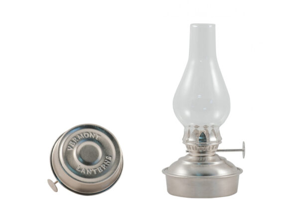 Oil Lamp - Pewter Mini - 6.5"