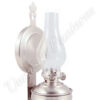 Oil Lamps - Pewter Mini Wall Lamp 6.5"