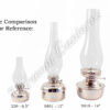 Nickel Oil Lantern - "Mansfield" Table Lamp 14"