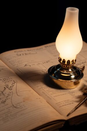 Oil Lamp Brass Mini reading light