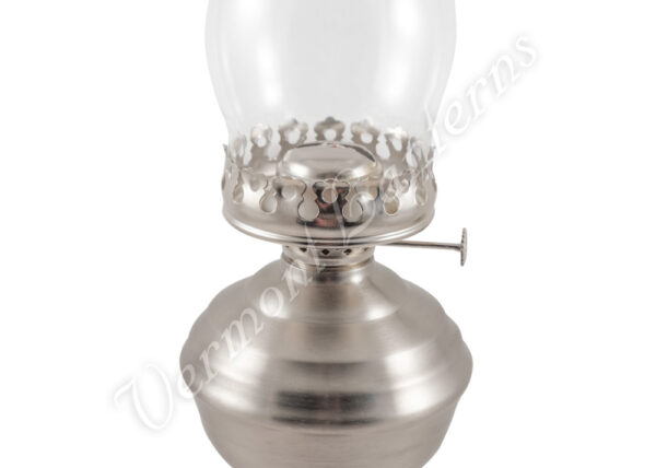 Oil Lantern - Pewter "Equinox" Table Lamp 19"