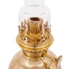 Brass Equinox Center Draft Oil Lamp detail