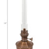 Antique "Mansfield" Center Draft Oil Lamp 14"