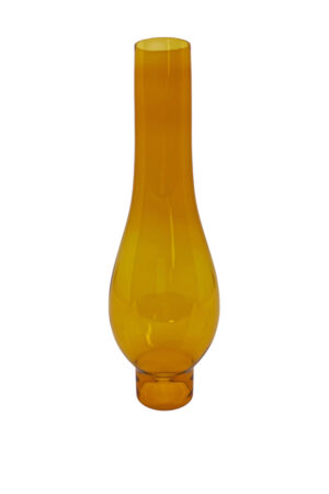 Amber Glass Replacement Oil Lamp Chimney