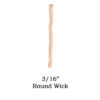 3/16" Round - Oil Lamp Wick