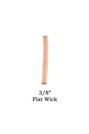 3/8" Flat - Cotton wicks