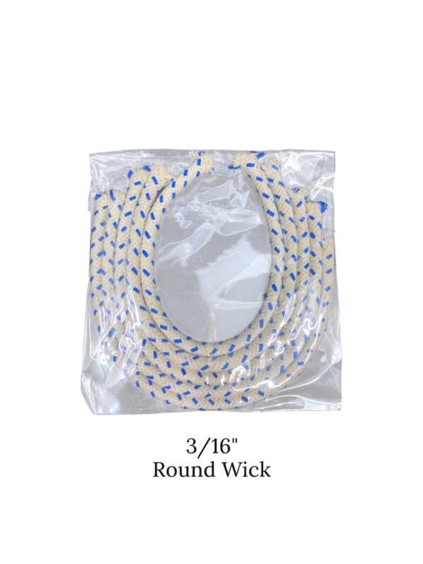 3/16" - 5mm - Round Cotton Wick Vermont Lanterns