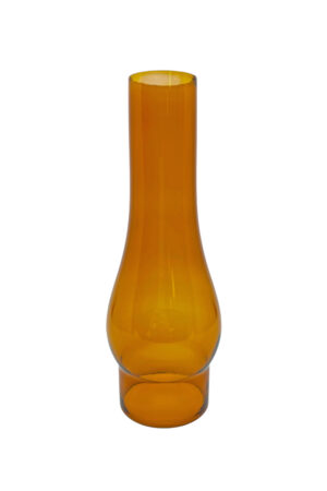 Amber Glass Replacement Oil Lamp Chimney