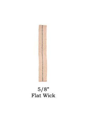 5/8" Flat  - Hurricane Lantern wicks