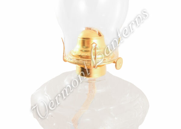 Oil Lamps - Clear Glass "Belvidere" Lamp 19"