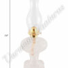 Oil Lamps - Clear Glass "Belvidere" Lamp 19"