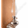 Wall Oil Lamp - Pewter "Sterling" 13"