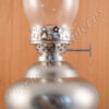Wall Oil Lamp - Pewter "Sterling" 9"