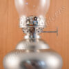 Wall Oil Lamp - Pewter "Sterling" 11"