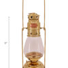 Oil Lanterns - Brass Mini Patio Hurricane 9"