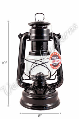 Feuerhand Hurricane Lantern German Made - Black