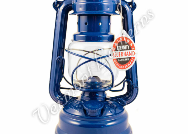 Feuerhand Hurricane Lantern German Made - Blue