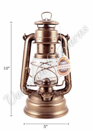 Feuerhand Hurricane Lantern German Made - Bronze