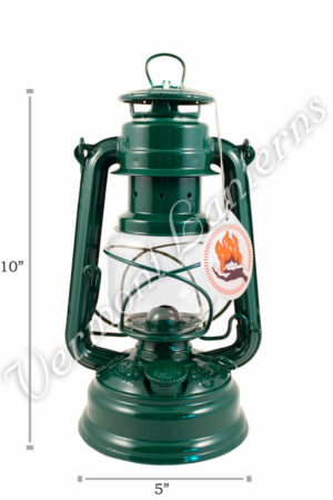 Feuerhand Hurricane Lantern German Made - Green