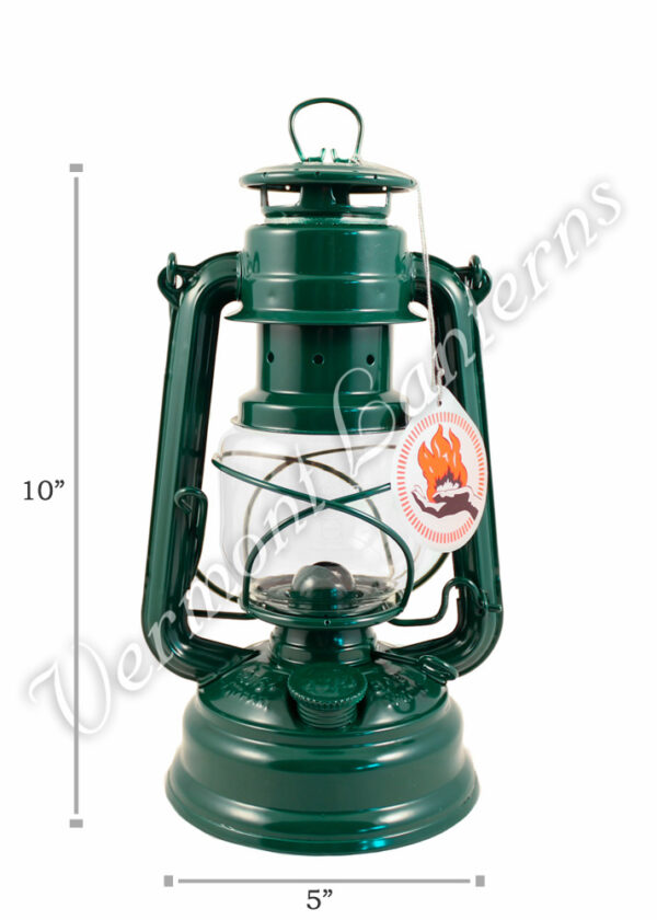 Feuerhand Hurricane Lantern German Made - Green