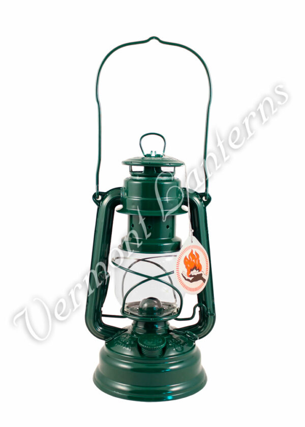 Feuerhand Hurricane Lantern German Made - Green