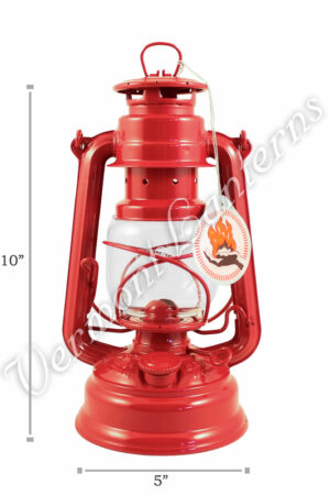 Feuerhand Hurricane Lantern German Made - Red