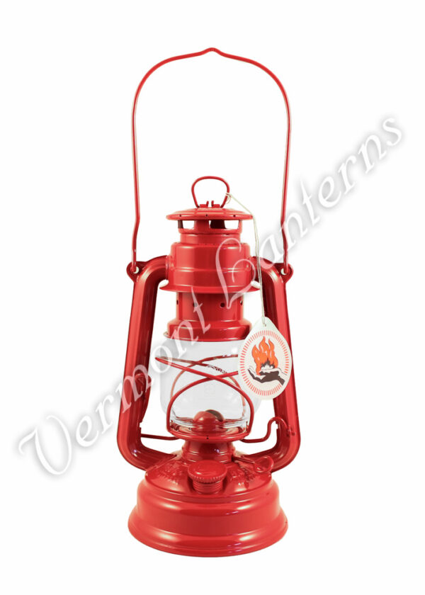 Feuerhand Hurricane Lantern German Made - Red