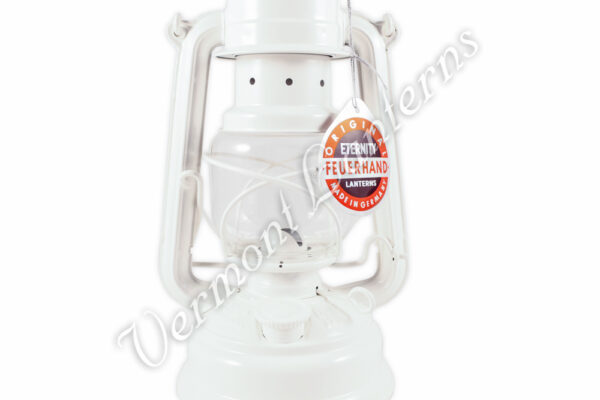 Feuerhand Hurricane Lantern German Made - White