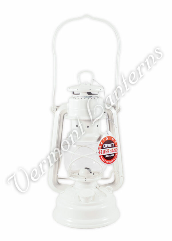 Feuerhand Hurricane Lantern German Made - White