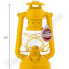 Feuerhand Hurricane Lantern German Made - Yellow