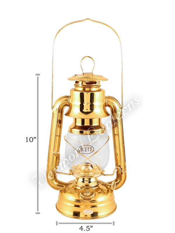 Dietz Hurricane Kerosene Lantern #76 Brass