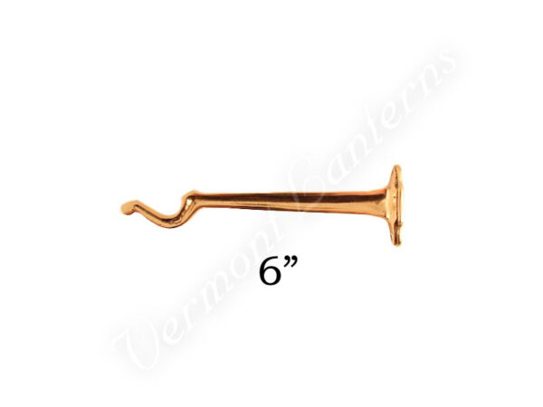 Brass Lantern Hook - 6"