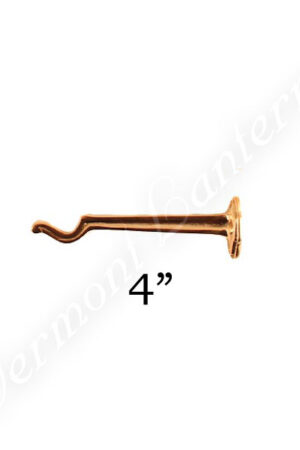 Brass Lantern Hook - 4"