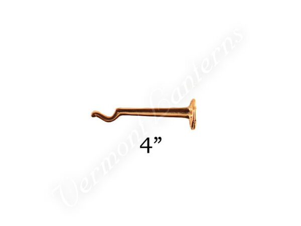 Brass Lantern Hook - 4"