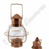 Nautical Oil Lamps - Antique Brass Onion Lantern 10"