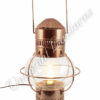 Electric Nautical Lamps - Antique Brass Onion Lantern 14"