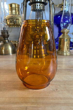 Replacement Amber Glass for Hurricane Lantern