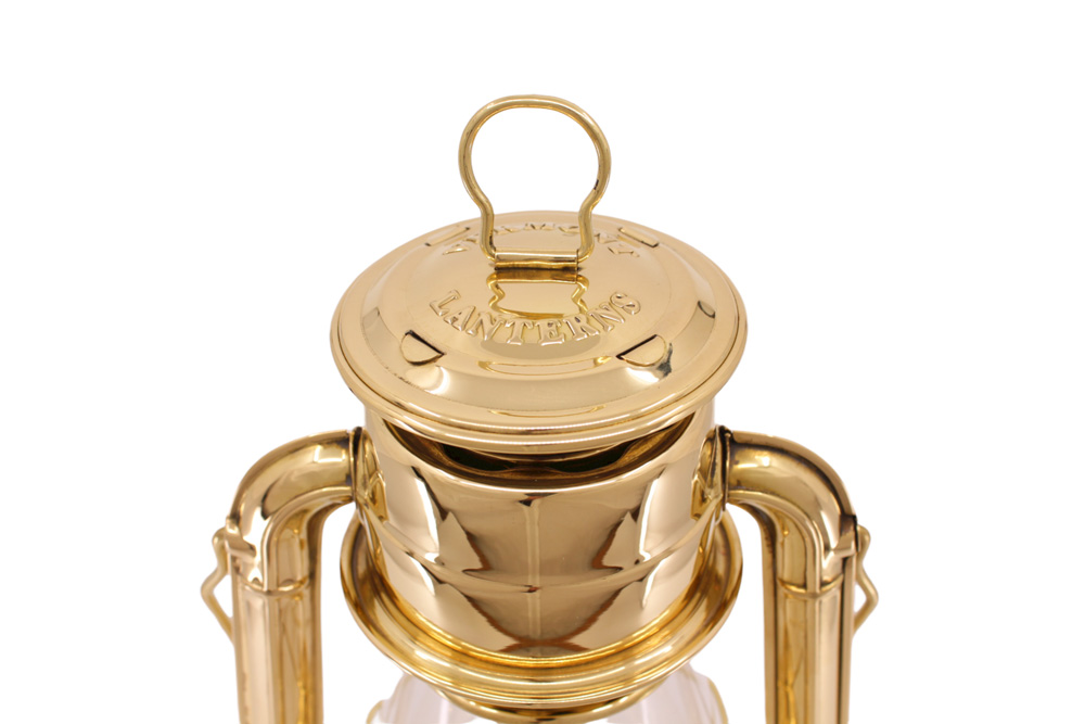 Oil Lanterns - Brass Mini Patio Hurricane 9