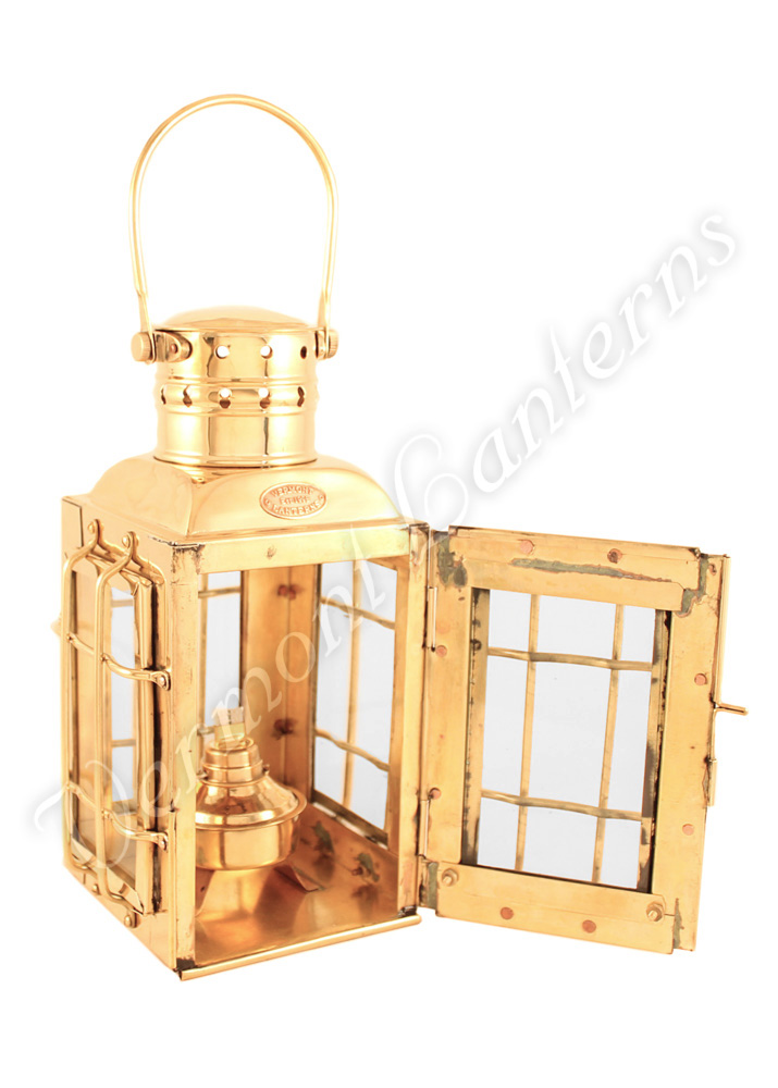 Electric Lantern - Ship Lantern Brass Chiefs Lamp - 10