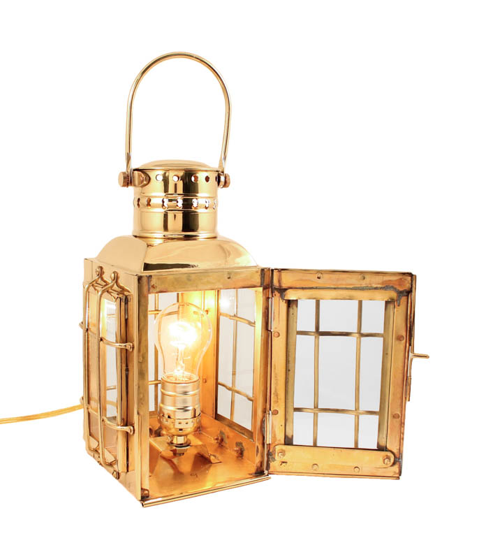 Brass Chief Lamp Electric - Vermont Lanterns