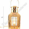 Electric Lantern - Ship Lantern Brass Chiefs Lamp - 15"