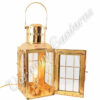 Electric Lantern - Ship Lantern Brass Chiefs Lamp - 15"